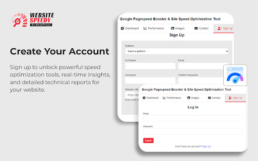 Google Pagespeed Booster & Site Speed Optimization Tool screenshot