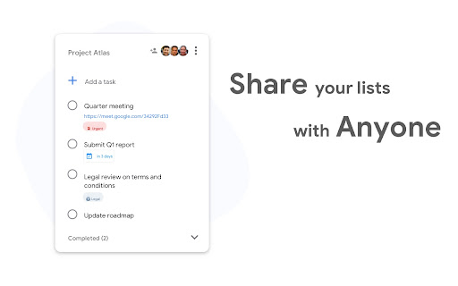 Desktop app for Google Tasks screenshot