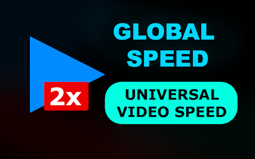 Global Speed - Video Speed Control screenshot