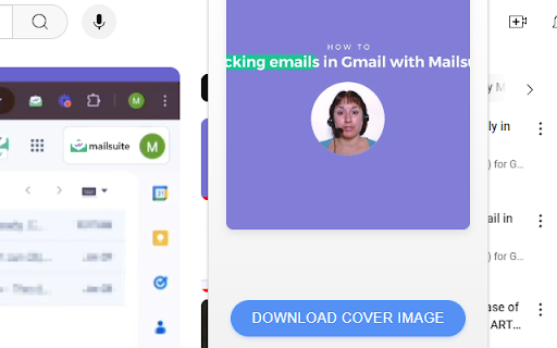YouTube ™ Cover image extractor screenshot