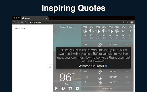 Weather screenshot