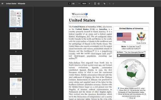 Web Page Converter - Web to PDF - MyExtHub screenshot