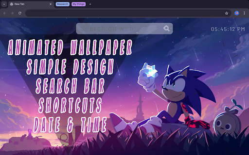 Sonic Live Wallpaper screenshot