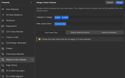 Finsweet Extension for Webflow screenshot