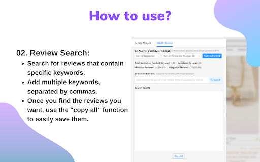 AliNiche Finder&ChatGPT Review Analysis screenshot