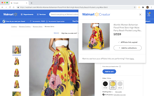 Walmart Creator Toolbar screenshot