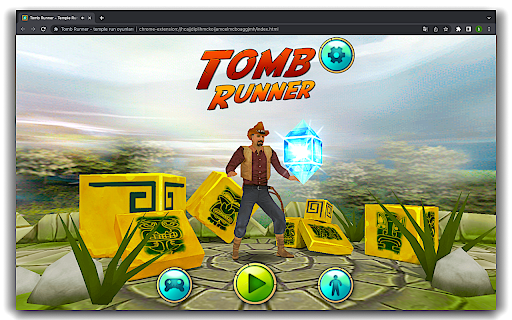Tomb Runner - HTML5 Game screenshot