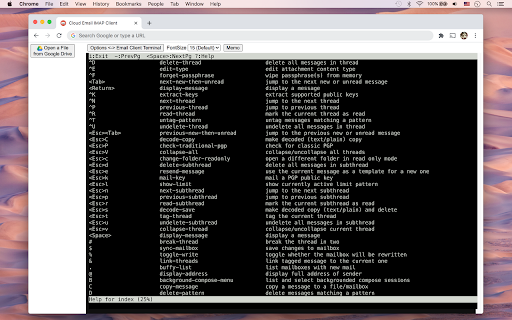 Cloud Email IMAP Client screenshot