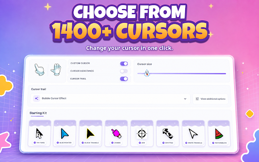 Cursor Style – Custom Mouse Cursors & Trails for Chrome™ screenshot