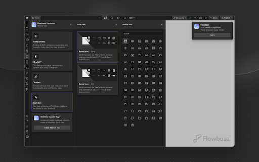 Flowbase Chrome Extension screenshot