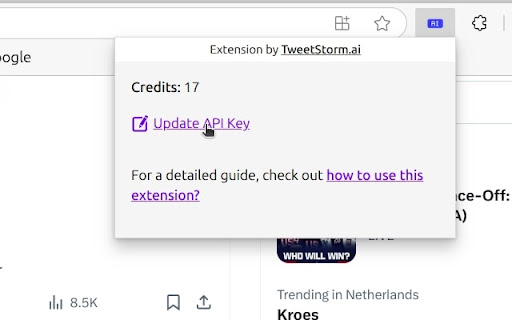 TweetStorm.ai: AI-powered Tweet Generator screenshot