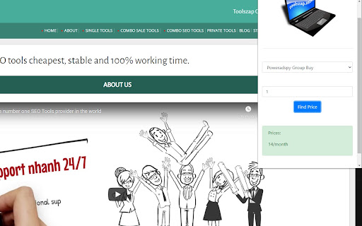 Toolszap screenshot