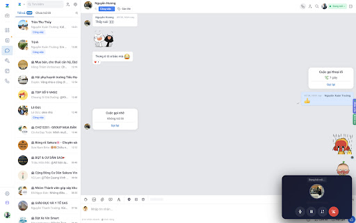 ZeWork Chat screenshot