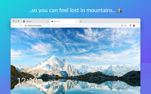 TravelMonkey - new tab for travellers screenshot