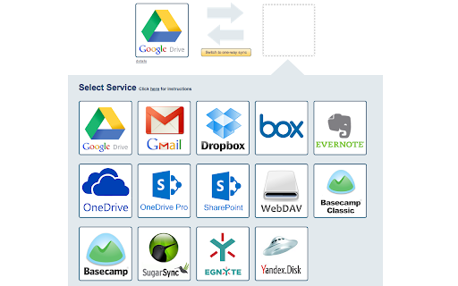 Backup and Sync Google Drive to other clouds screenshot