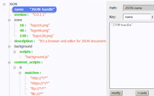 JSON-handle screenshot