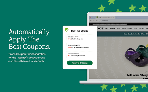 Crocs Coupon Saver - Latest Coupons & Best Deals screenshot