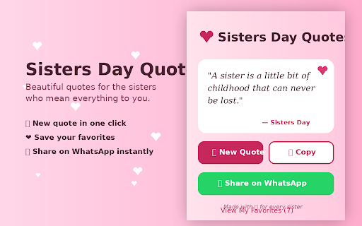 Sisters Day Quotes screenshot