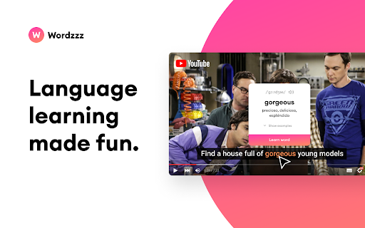 Wordzzz — Learn languages while surf & stream screenshot