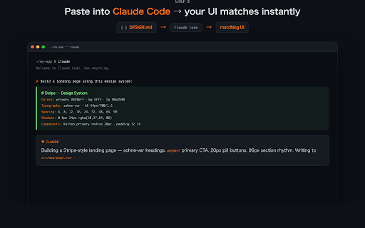 DESIGN.md Generator screenshot