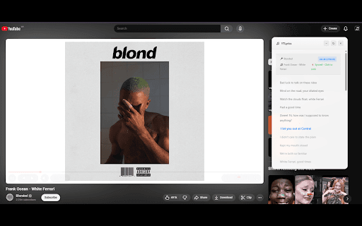 YouTube Lyrics Extension – Real-Time Synced Lyrics | YT Lyrics screenshot