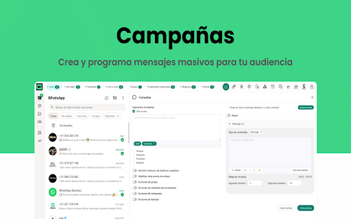 Whato - CRM para Whatsapp & Automatización de mensajes screenshot