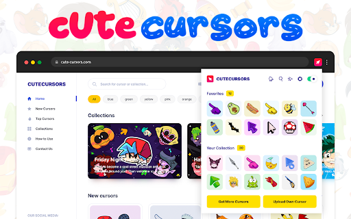 Cute Cursors - Custom Cursor for Chrome™ screenshot