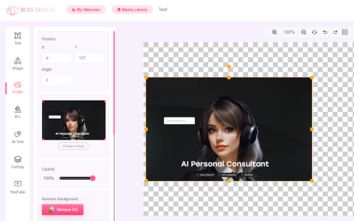 Boss Hub | Design screenshot