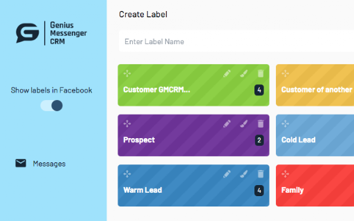Genius Messenger CRM screenshot