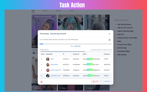 TKEFinder - TikTok Email Finder & Scraper screenshot