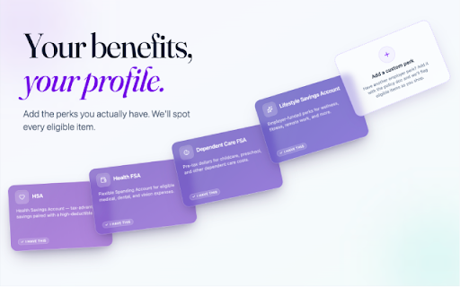 Caeli: Shop with HSA, FSA & Benefits screenshot