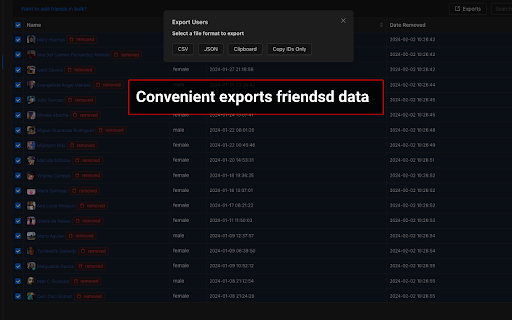 ESUIT | Remove Inactive Friends for Facebook™ screenshot