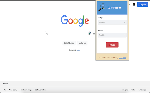 SEO SERP Checker screenshot