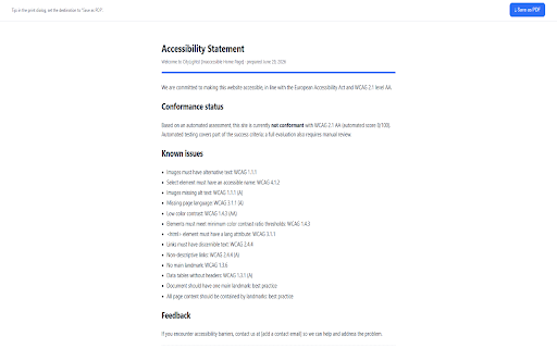 Beacon: Accessibility Checker screenshot