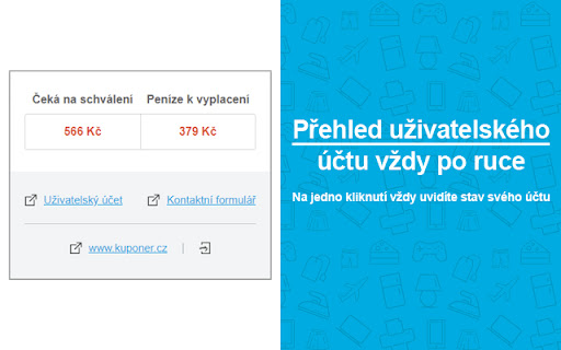 Kuponer.cz screenshot
