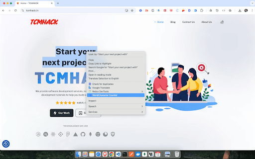 Word/Character Counter screenshot