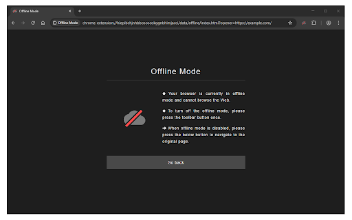 Offline Mode screenshot