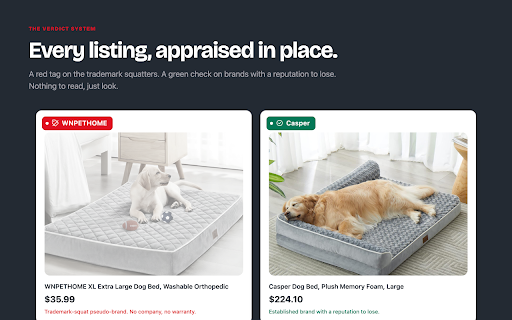 Knockoff - Amazon & Etsy Shopping Filter screenshot