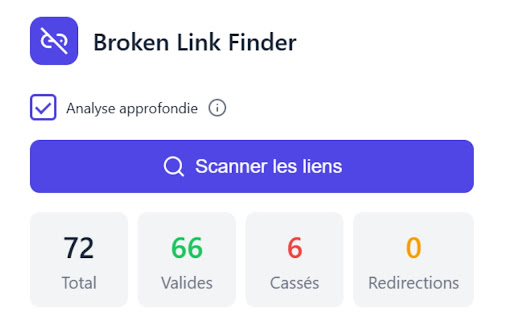 Broken Link Finder screenshot