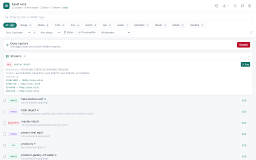 Asset Lens screenshot