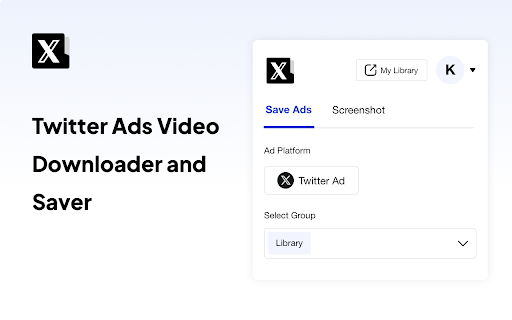 Download Twitter ad videos & export data screenshot