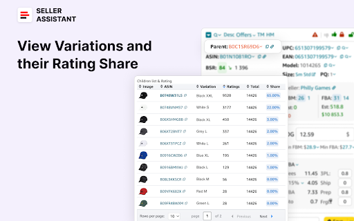 Seller Assistant — Amazon Product Research Tool screenshot