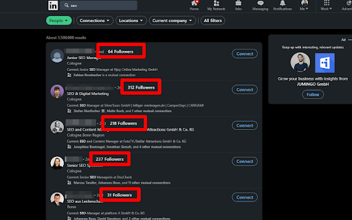 Follower Insights for LinkedIn screenshot