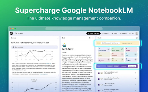 NoteKitLM for NotebookLM: Better Workflow for Books, Web & ChatGPT Research screenshot
