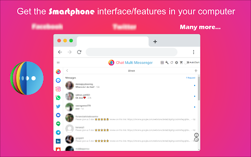 Chat Multi Messenger screenshot