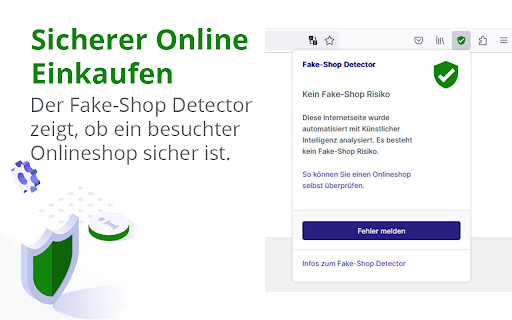Fake-Shop Detector screenshot