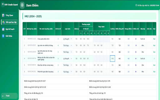 IUH Grade Guard screenshot
