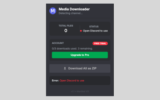 Discord Media Downloader – Discord Video & Image Download Tool screenshot