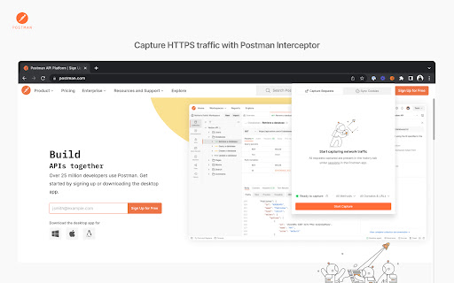 Postman Interceptor screenshot