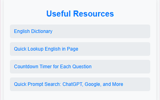 Exam Topics Helper screenshot